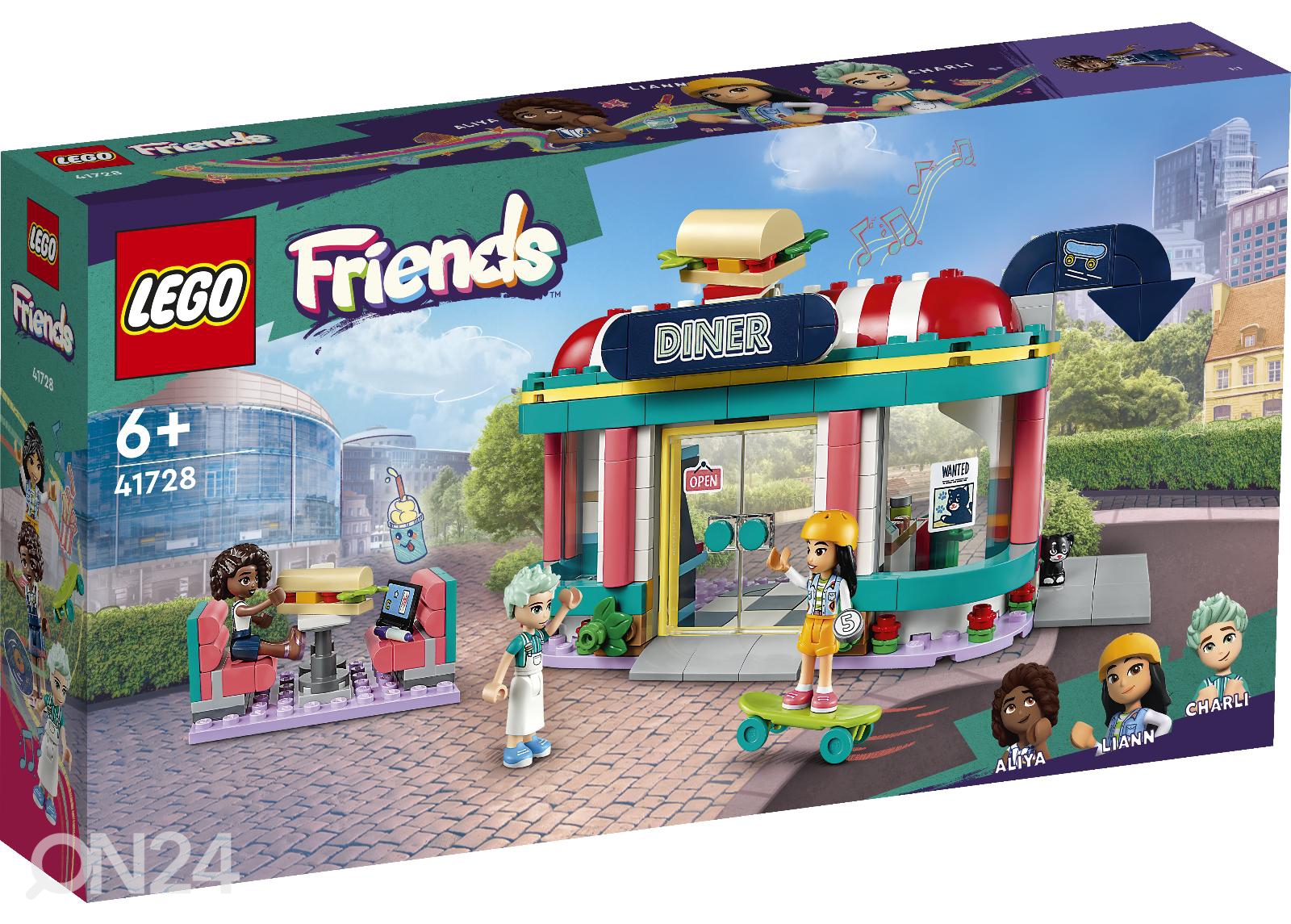 LEGO Friends Ресторан быстрого питания в центре Хартлейк увеличить