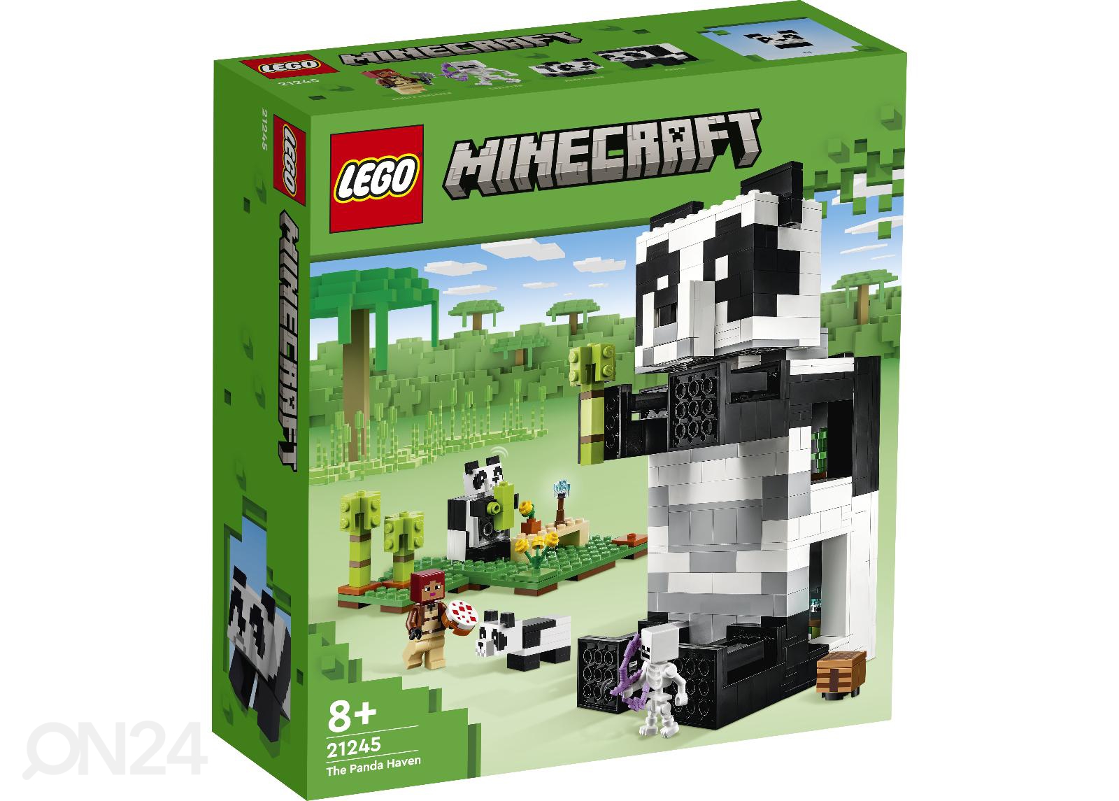LEGO Minecraft Pandapelgupaik suurendatud