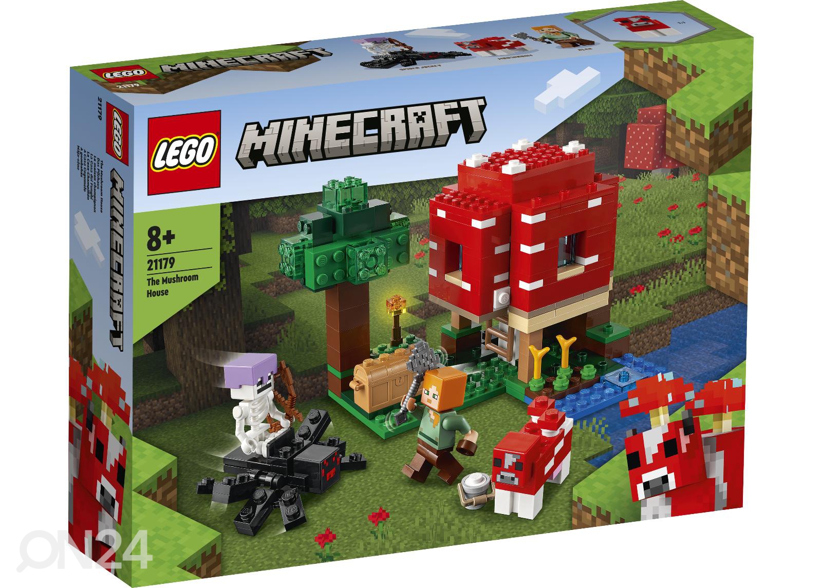 LEGO Minecraft Seenemaja suurendatud