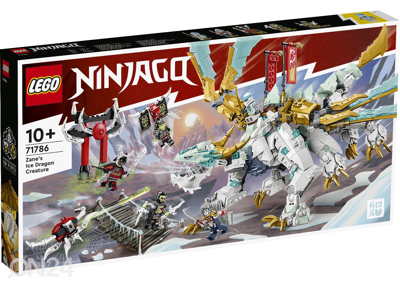 LEGO Ninjago Zane’i jäädraakoniolend suurendatud