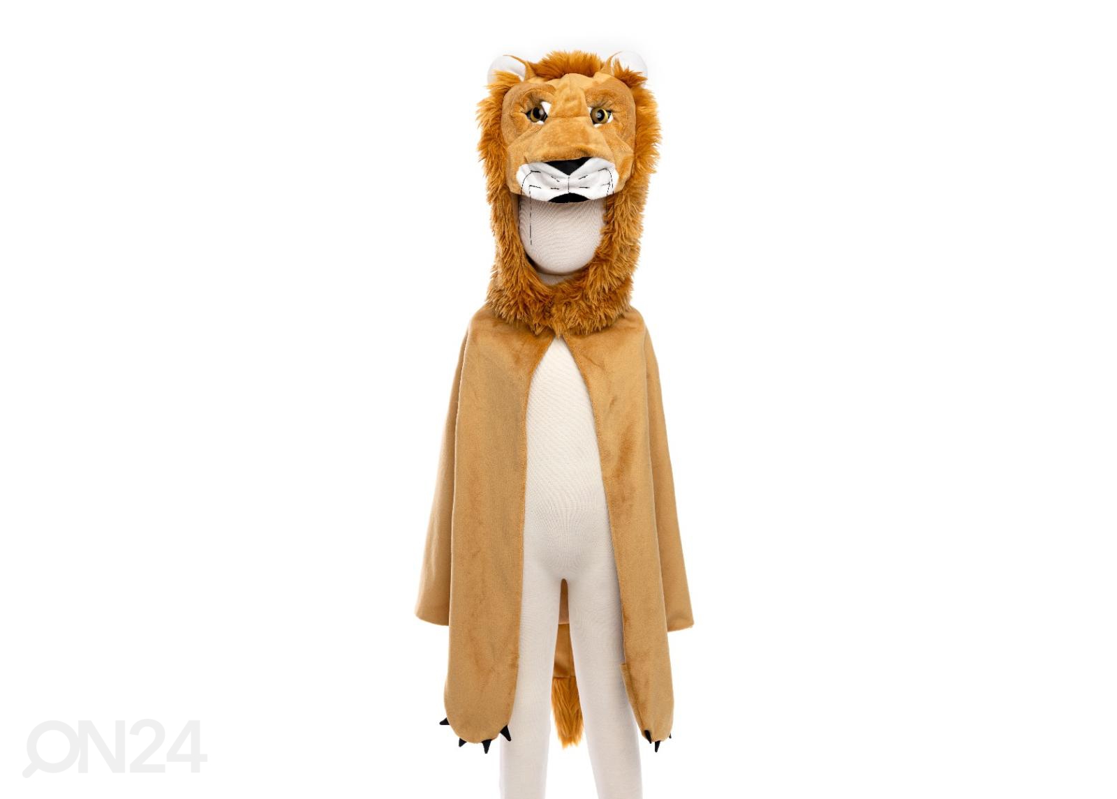Lõvi kostüüm käpaotstega Great Pretenders 2-3a suurendatud