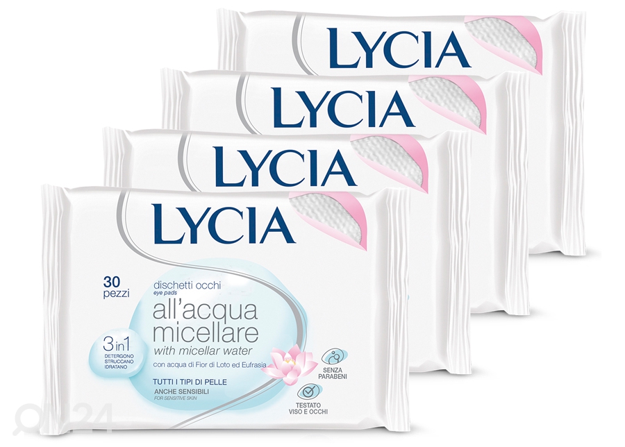 Lycia Acqua ватные диски для глаз с мицеллярной водой 4х30 шт увеличить