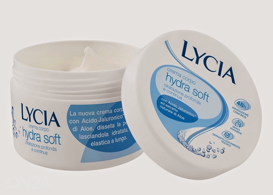 Lycia Hydra Soft niisutav kehakreem 220 ml suurendatud
