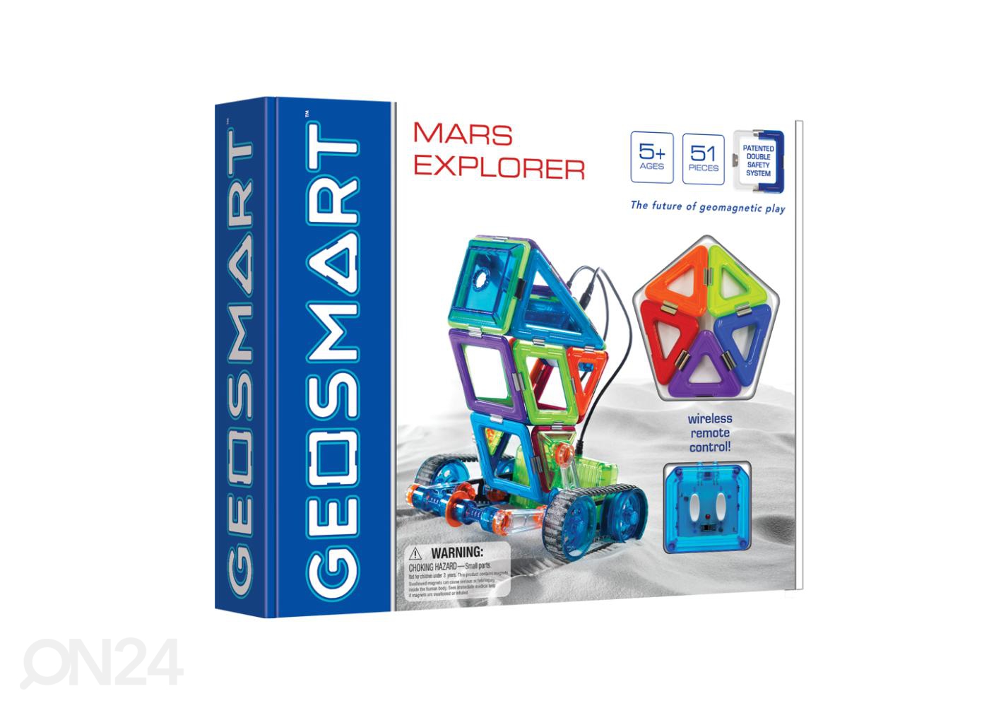 Magnetkonstruktor GeoSmart Marsi uurija, 51 osa suurendatud