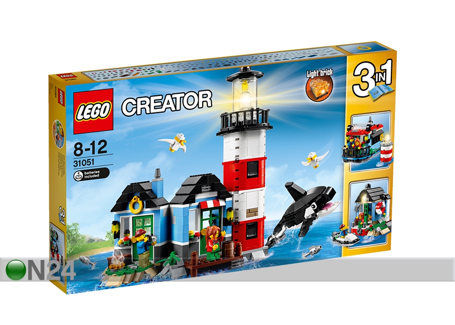Majakas Lego Creator suurendatud
