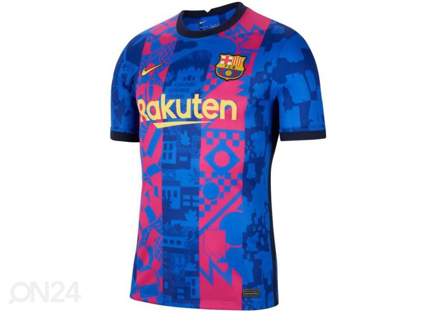 Meeste jalgpallisärk Nike FC Barcelona Mnk Df Stad Jsy SS 3R suurendatud