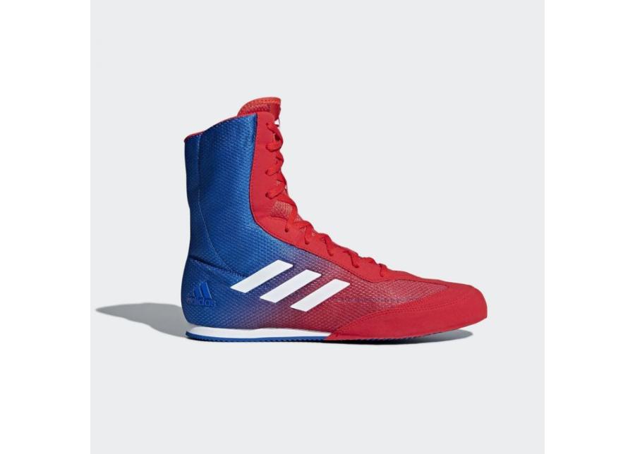 Meeste poksi jalatsid adidas Box Hog Plus sinine-punane suurendatud