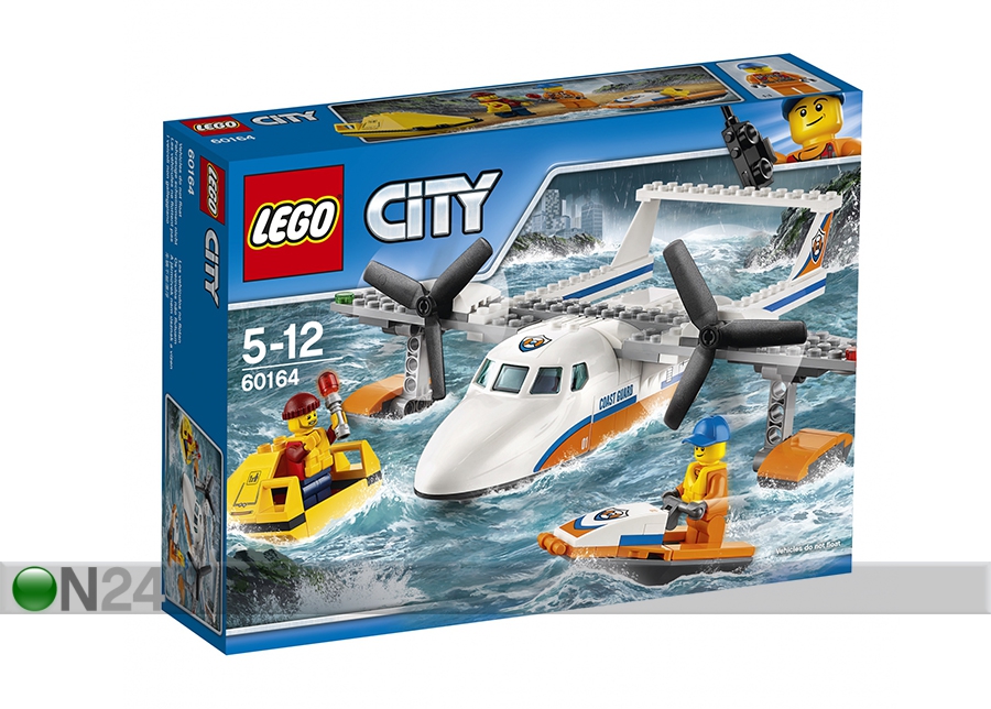 Mere-päästelennuk LEGO City suurendatud