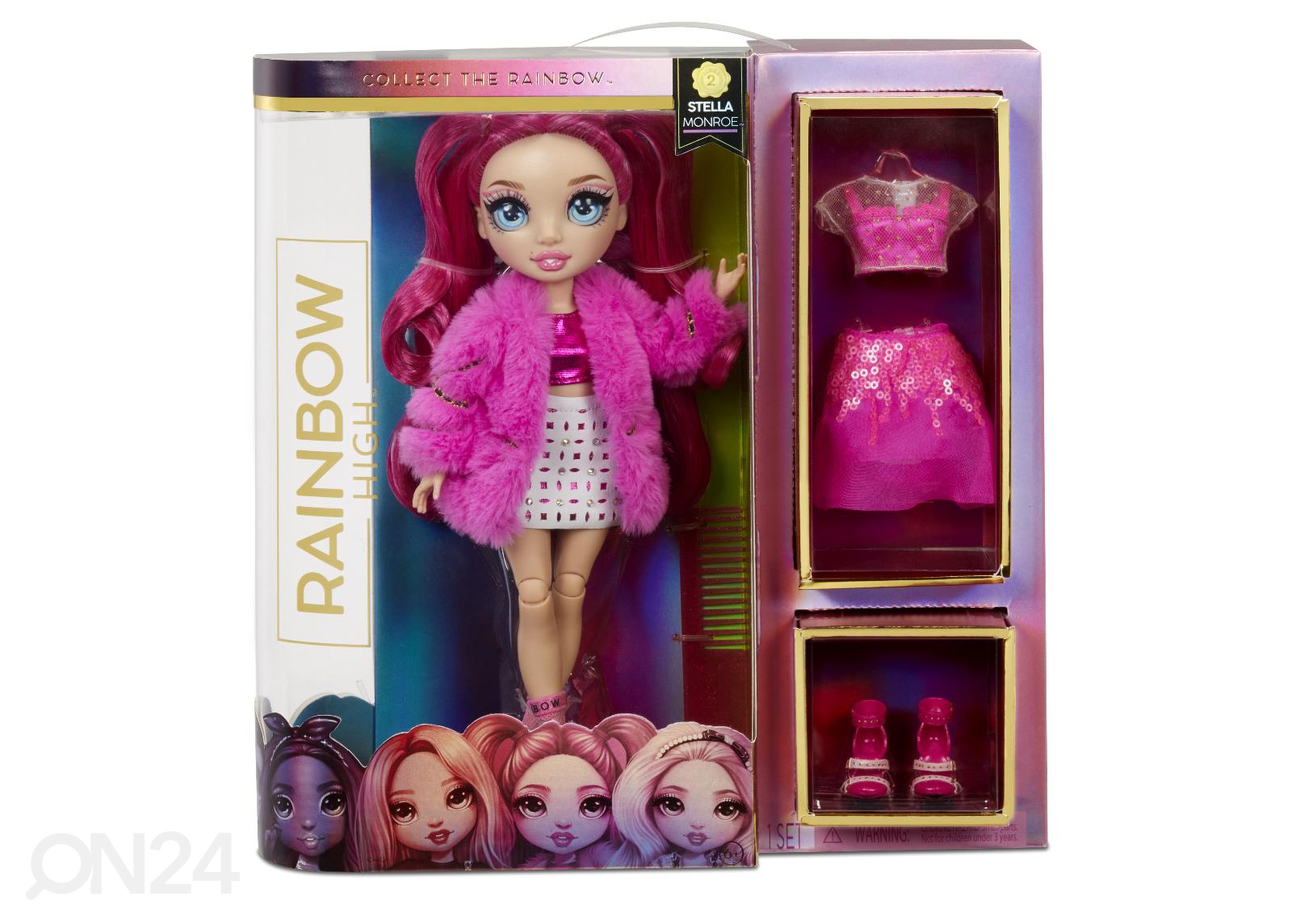 MGA Rainbow High кукла фуксия Stella Monroe, 29 cm увеличить