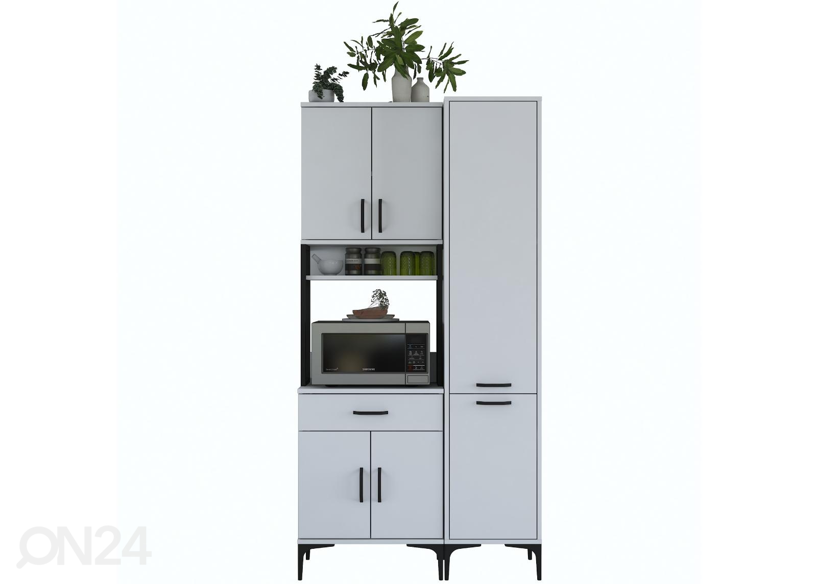 Miniköök/köögikapp Yes 100 cm suurendatud