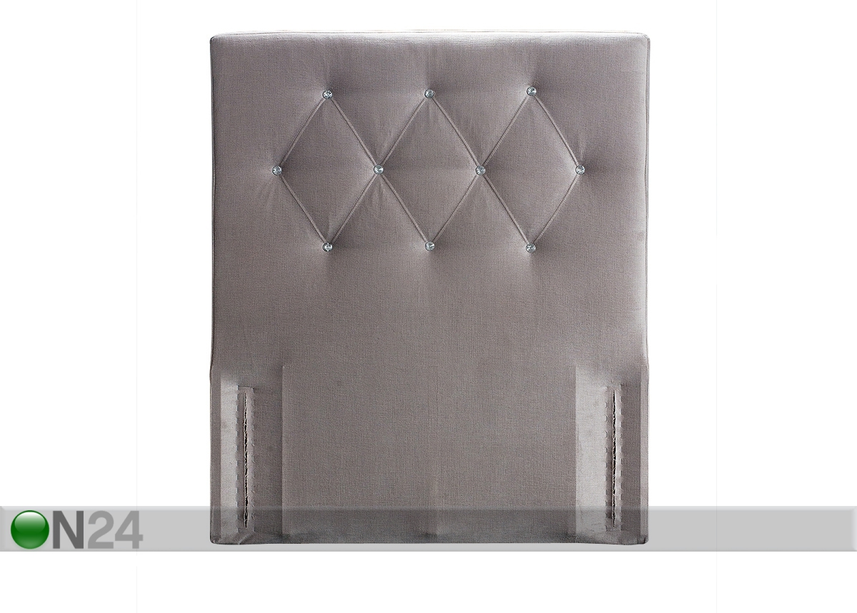 Mööblikangaga kaetud voodipeats Harlekin klaasnööpidega 80x105x10 cm suurendatud