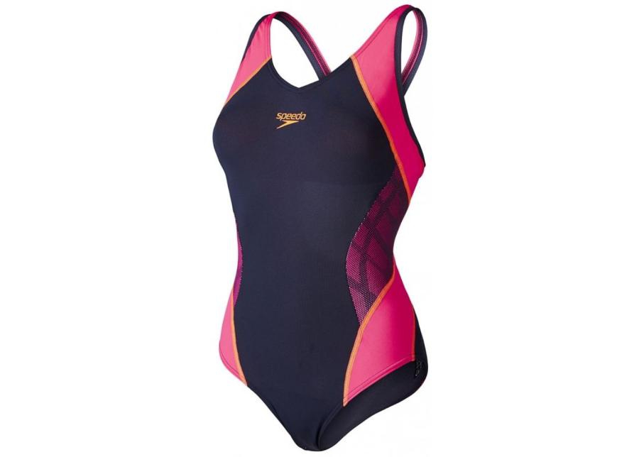 Naiste ujumistrikoo Speedo Fit Splice Muscleback AF W 8-10379A610 suurendatud