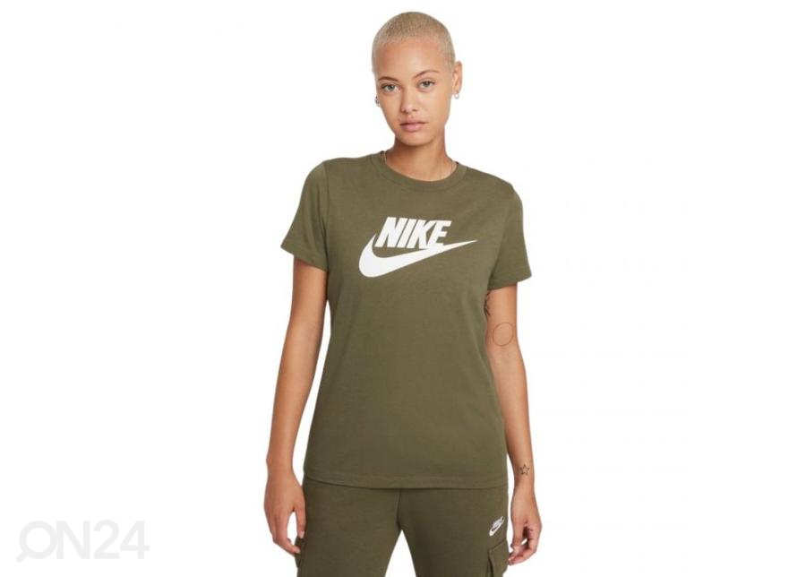 Naiste vabaajasärk Nike Nsw Tee Essentail Icon Futura suurendatud