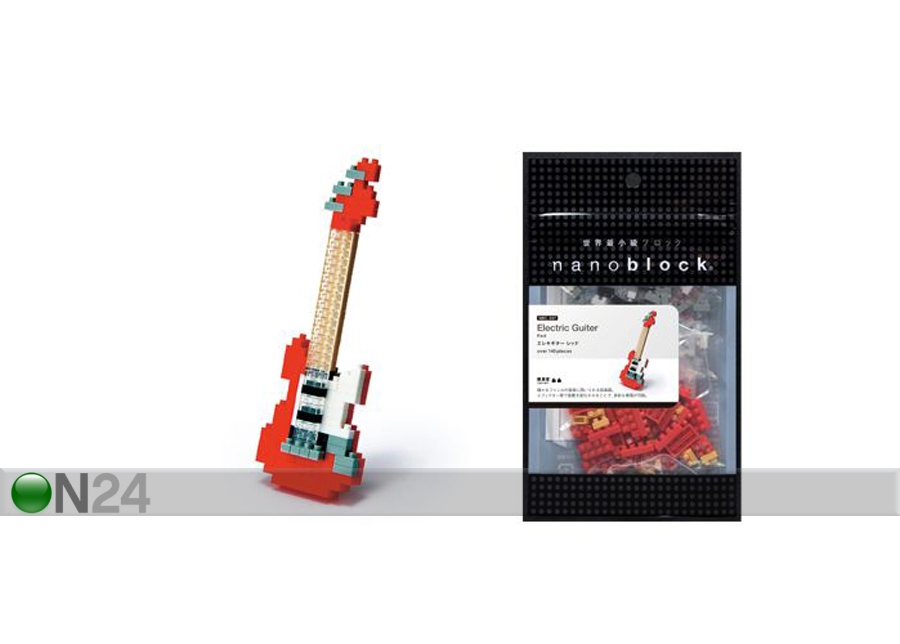 Nanoblock мини электрическая гитара увеличить