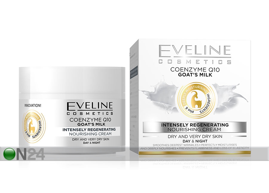 Nature Line näokreem kitsepiimaga Eveline Cosmetics 50ml suurendatud