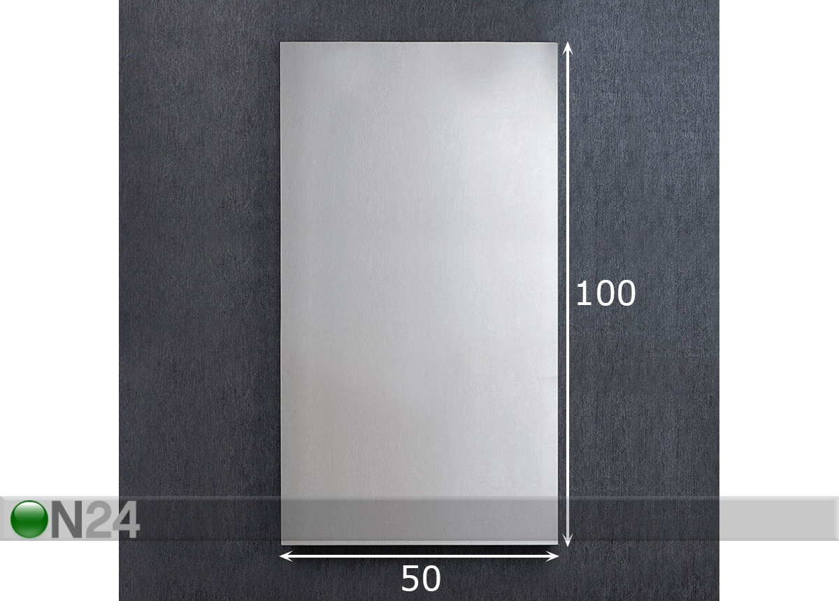 Peegel Active 50x100 cm suurendatud mõõdud