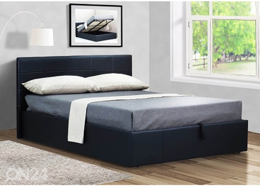Pesukastiga voodi Chanel 140x200 cm suurendatud
