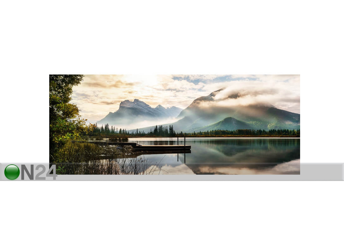Pilt Canvas Lake 60x150 cm suurendatud