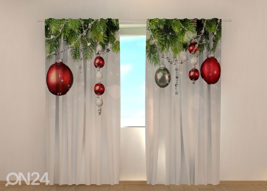 Pimendav kardin Christmas Decorations 240x220 cm suurendatud
