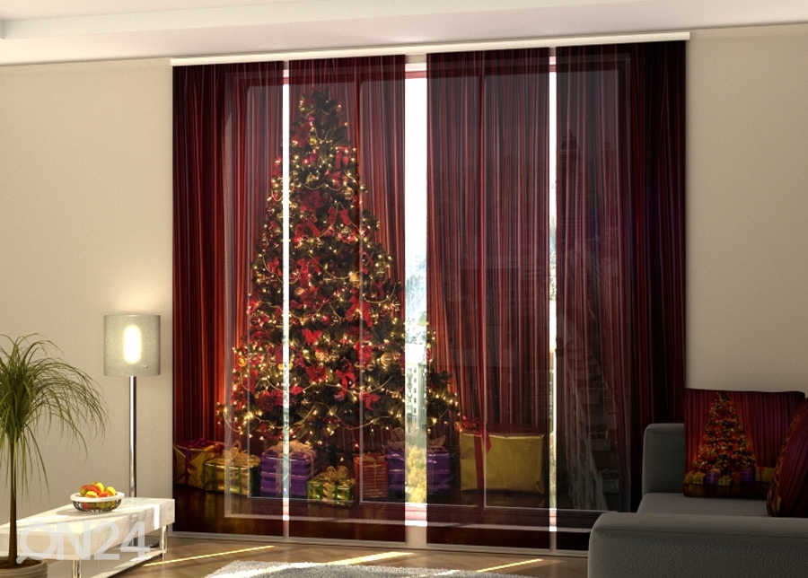 Pimendav paneelkardin Christmas Tree 1 240x240 cm suurendatud