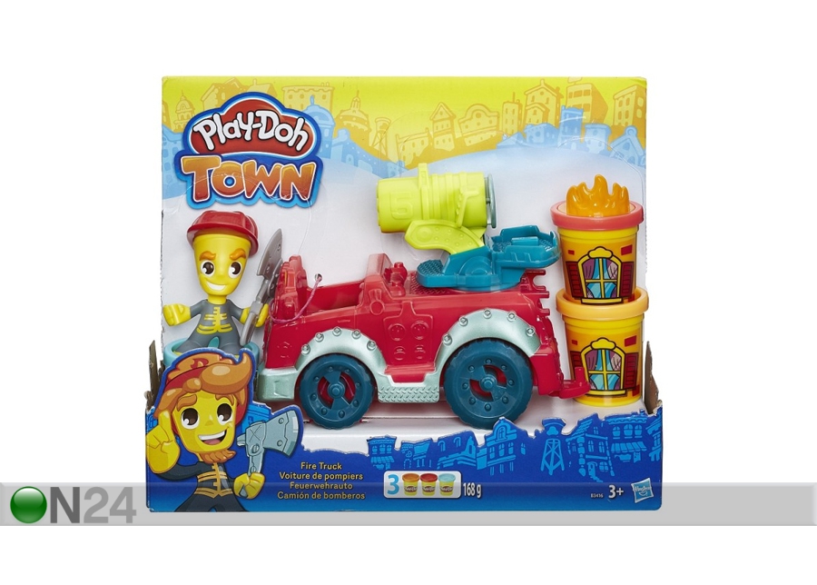 Play-Doh Town tuletõrjeauto suurendatud