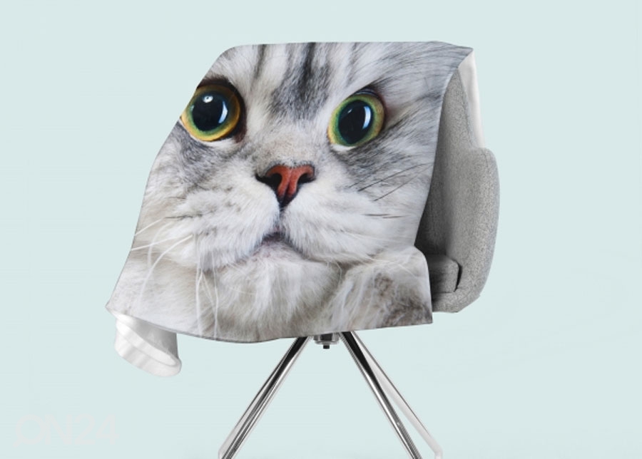 Pleed Gray Cat 150x200 cm suurendatud