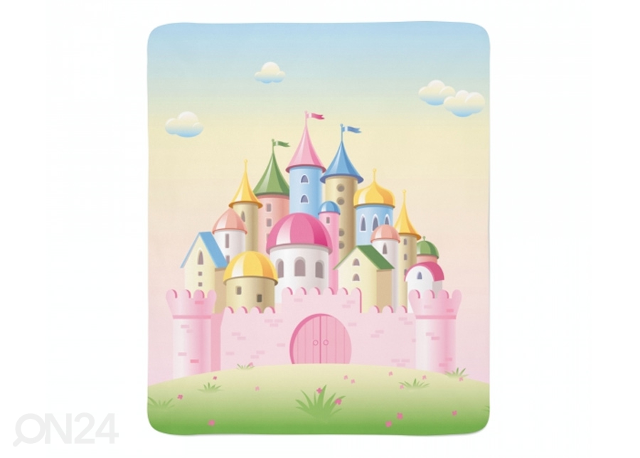 Pleed Pink Castle 130x150 cm suurendatud