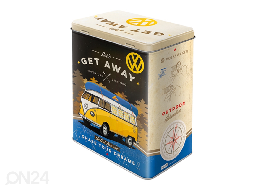 Plekkpurk 3D VW Bulli Let's Get Away 3 L suurendatud