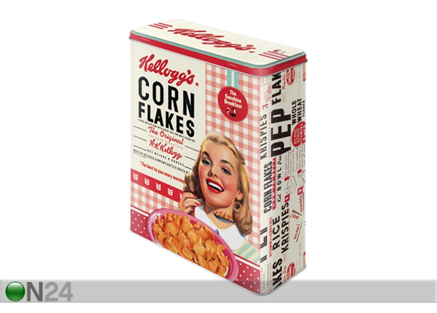Plekkpurk Kellogg's Corn Flakes Collage tüdruk 4 L suurendatud