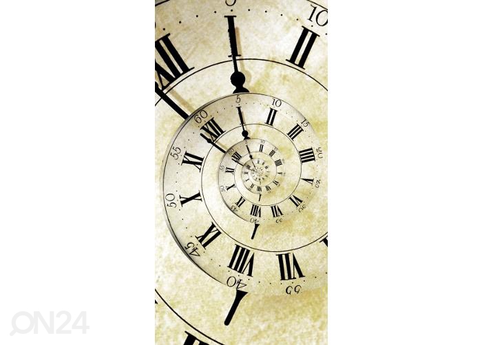 Põrandakleebis Spiral clock 85x170 cm suurendatud