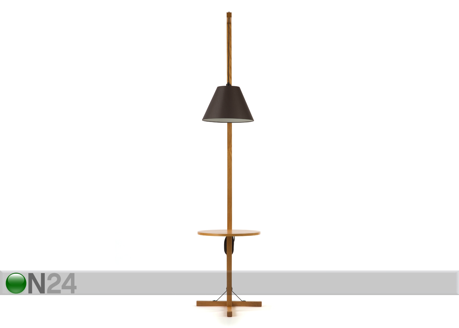 Põrandavalgusti Floor Lamp Table + dark shade suurendatud