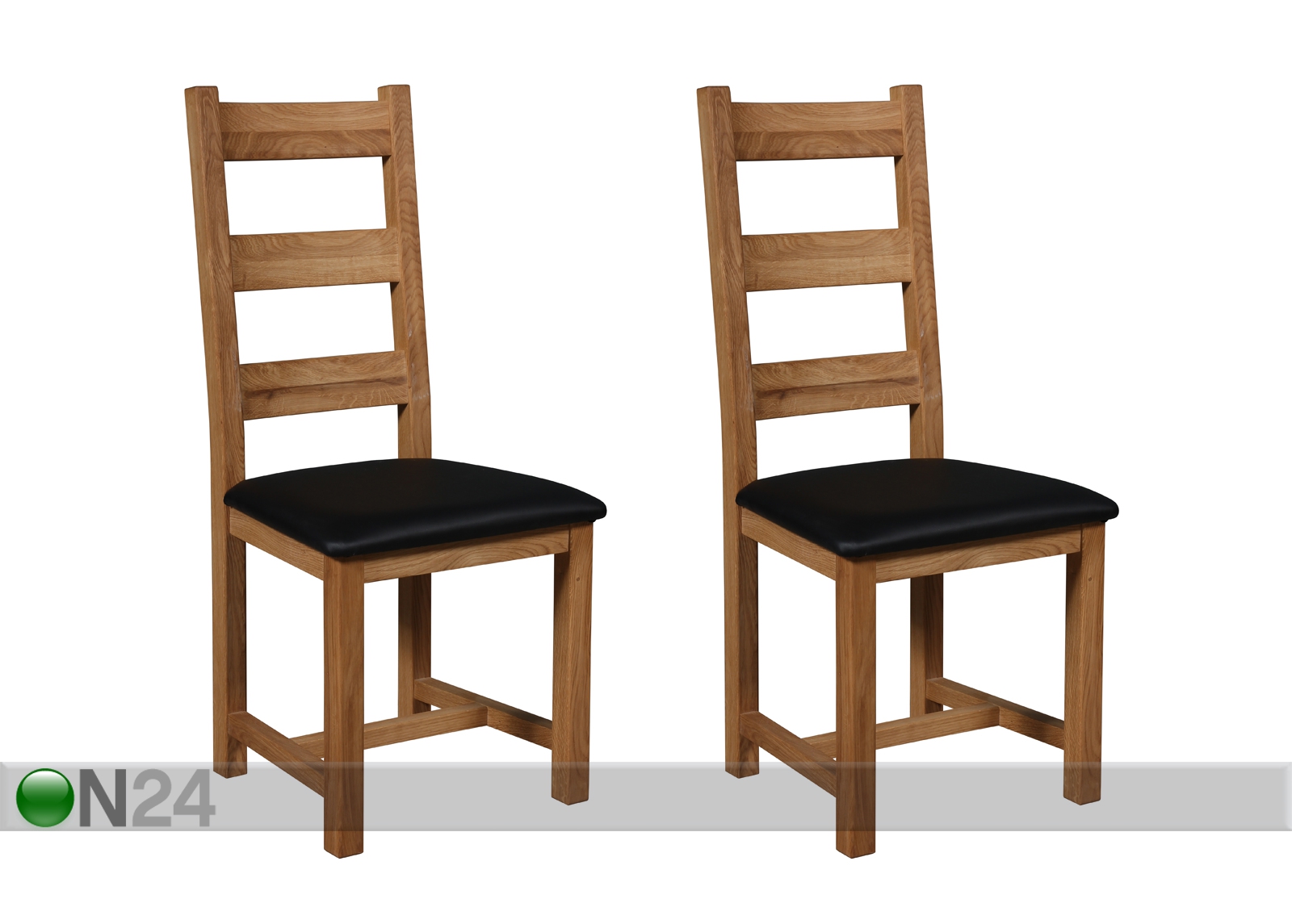 Puidust toolid Ladder Back, 2 tk suurendatud