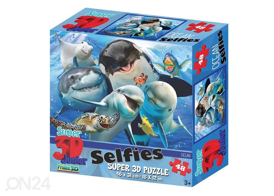 Pusle 3D Ookean Selfies 48 tk suurendatud