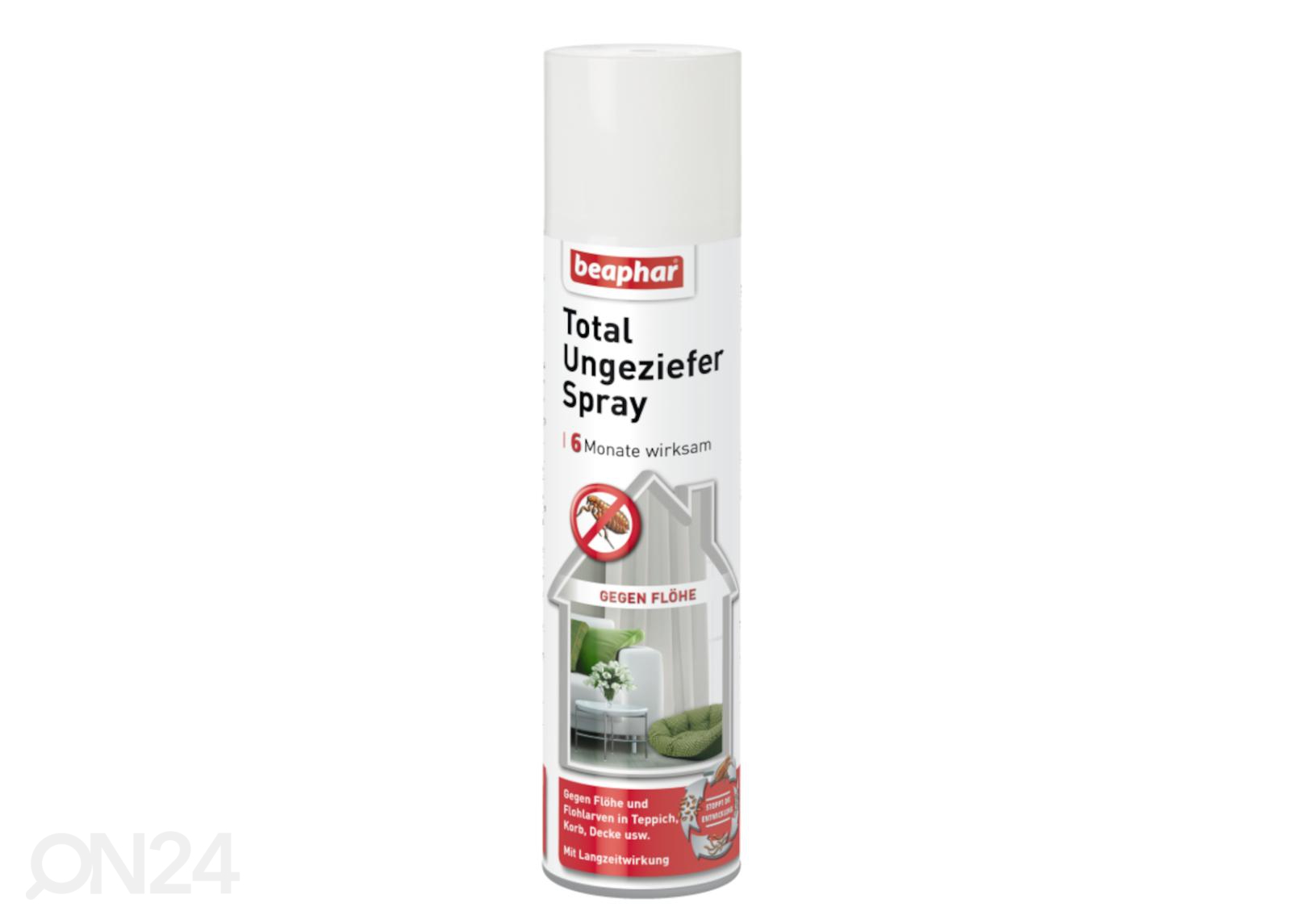 Putukatõrjevahend Beaphar Total Ungeziefer Spray 400 ml suurendatud