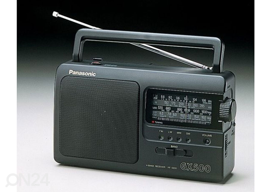Raadio Panasonic suurendatud
