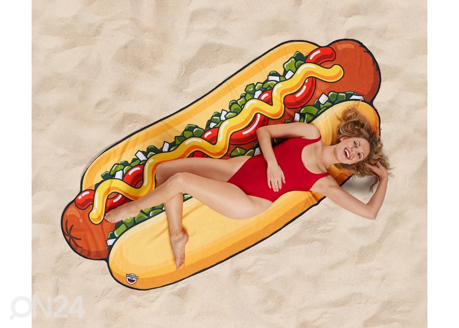 Rannamatt Hot Dog 216x94 cm suurendatud