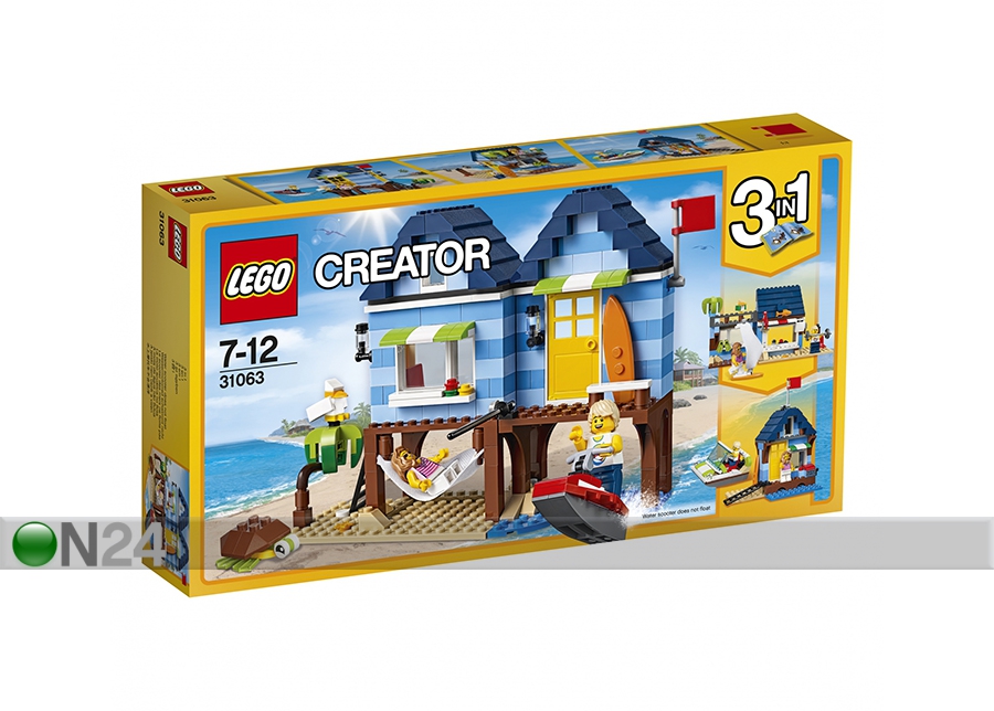 Rannapuhkus Lego Creator suurendatud