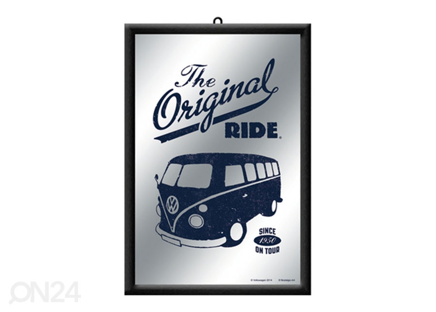 Retro reklaampeegel VW Bulli The Original Ride suurendatud