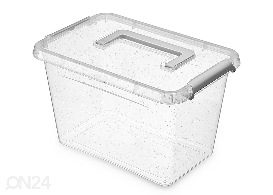 ORPLAST Scatola SimpleStore Con Clip - 3,1 Litri - 29 X 20 X 8 Cm   Transparant