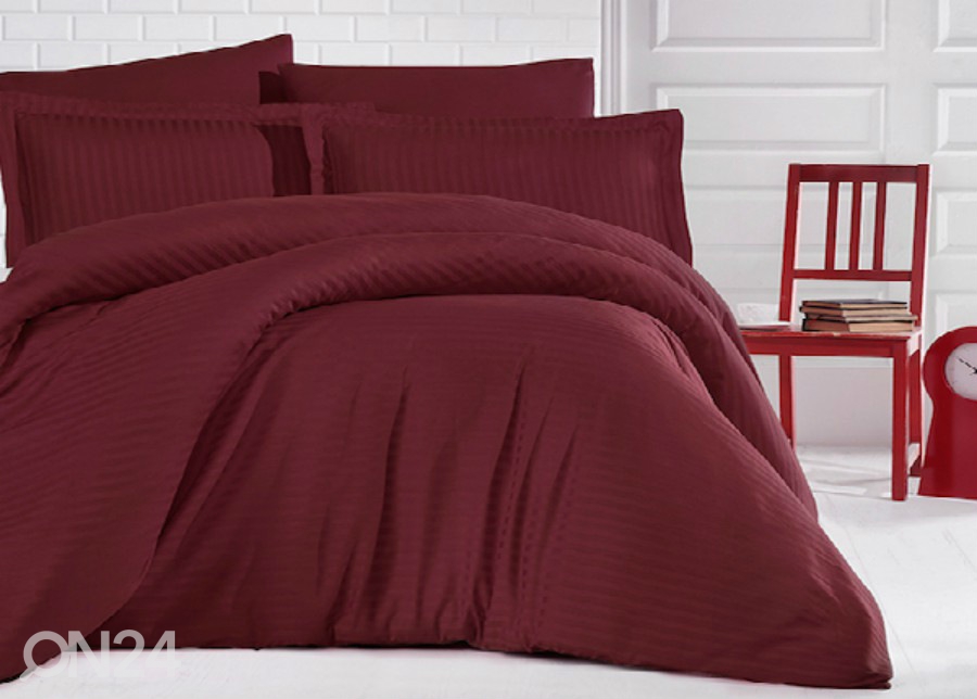 Satiinist voodipesukomplekt Uni Bordoo 200x220 cm suurendatud