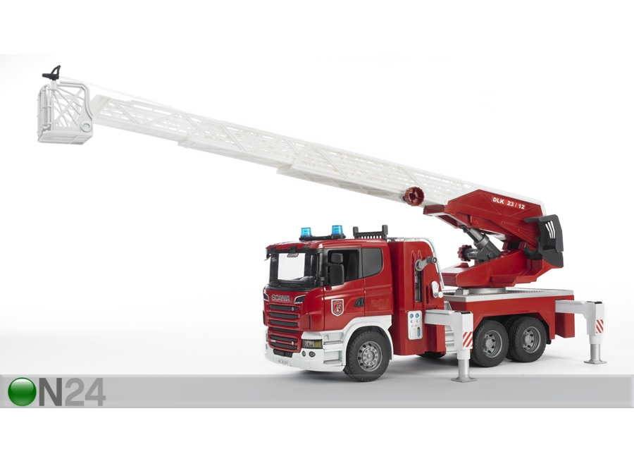 Scania пожарная машина со светом и звуком 1:16 Bruder увеличить