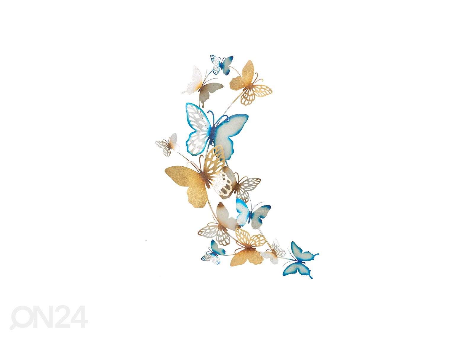Seinadekoratsioon Butterflies 59,5x111,5 cm suurendatud
