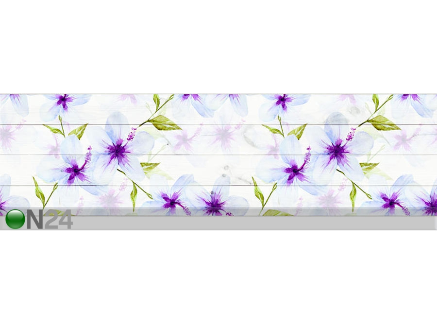 Seinakleebis Flowers 2 14x500 cm suurendatud