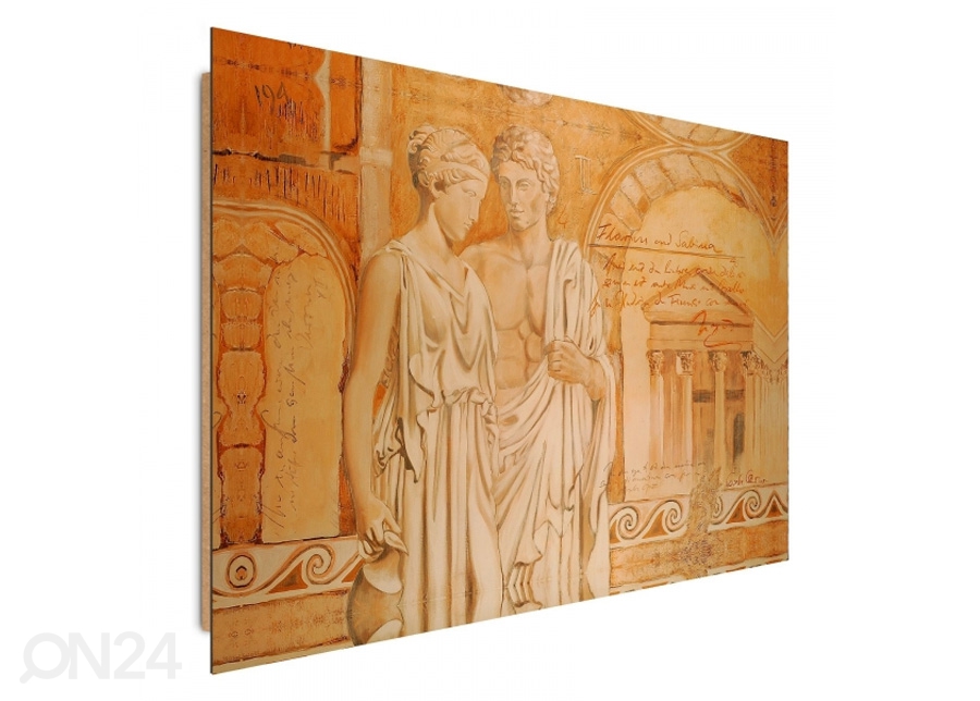 Seinapilt Greek conversations 3D 98x68 cm suurendatud