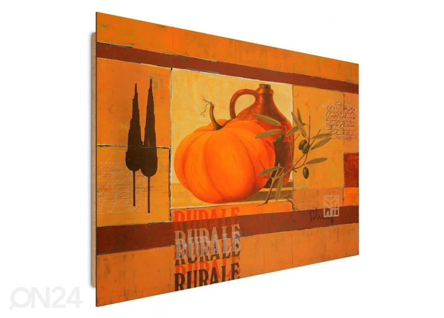 Seinapilt Pumpkin and olive oil 3D 98x68 cm suurendatud
