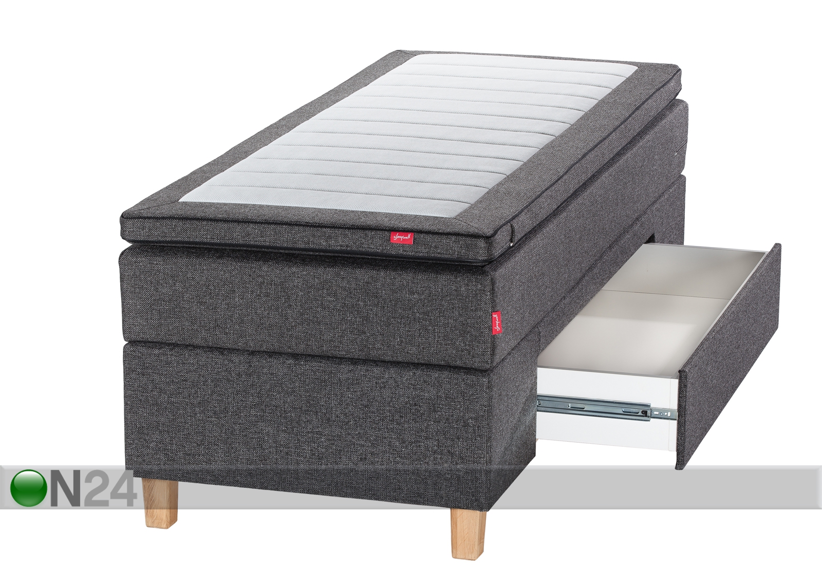 Sleepwell Black континентальная кровать с ящиком 90x200 cm увеличить
