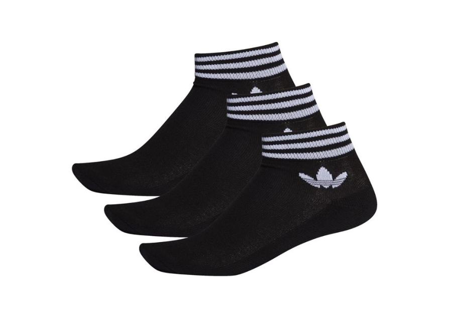 Sokid meestele adidas Originals Trefoil Ankle Socks 3 pakk M E1151 suurendatud
