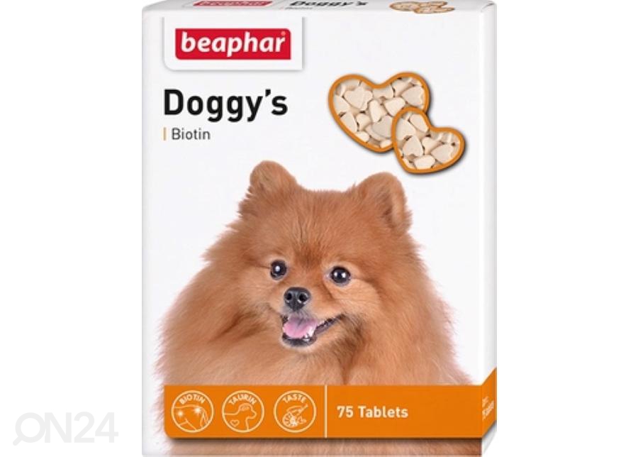 Söödalisand Beaphar Doggys Biotin N75 suurendatud