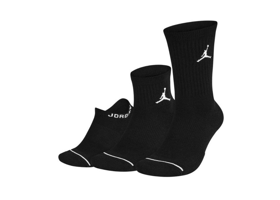 Spordisokkide komplekt meestele Nike Jordan Waterfall Socks 3-pakk M SX6274-010 suurendatud