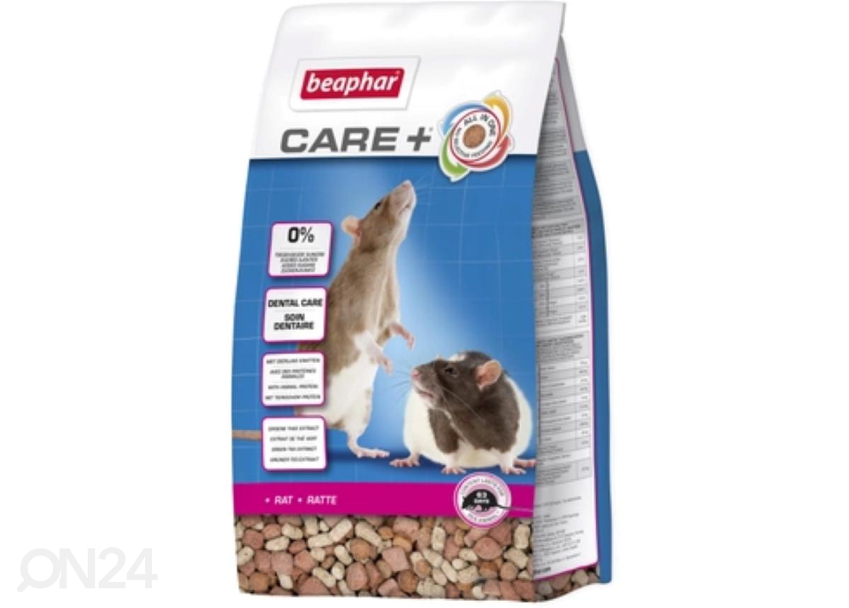 Täissööt Beaphar Care+ Rat toit rottidele 700 g suurendatud